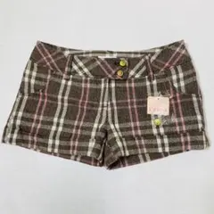 未使用 Y2K LIZ LISA リズリサ 金ボタン ショートパンツ 00s