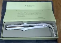 絹女 KINUJO ストレートヘアアイロン 28mm ホワイト 美品 箱あり