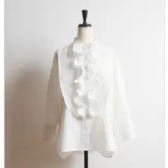 ＆.NOSTALGIA フリルシャツブラウス