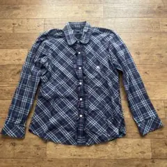 BURBERRY LONDON チェック　長袖シャツ　刺繍のサムネイル
