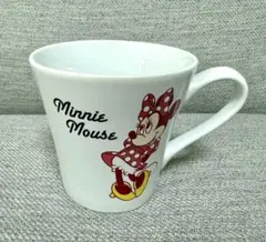 ディズニー ミニーマウス マグカップ 白 陶器 キャラクター 食器 Disney