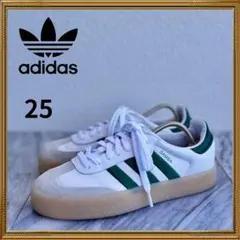 adidas　アディダスオリジナルス サンバ Samba　厚底スニーカーグリーン