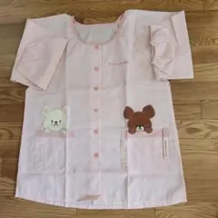 新品未使用♡ くまのがっこう割烹着　長袖エプロン
