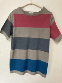 Sunny clouds ボーダー 半袖 Tシャツ Lサイズのサムネイル