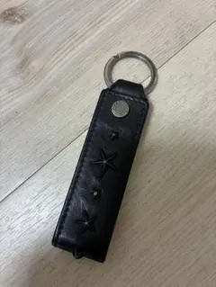 JIMMY CHOO スタースタッズ レザー ブレスレット ホワイト Sサイズ