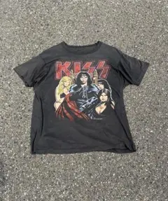 希少　80s KISS バンドtシャツ　ヴィンテージ　シングルステッチ