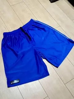 ATHLETA アスレタ サッカー フットサル ハーフパンツ ブルー Lのサムネイル