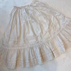 【美品】ピンクハウス　フリルローンミディスカートのサムネイル