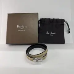 【未使用】Berluti ベルルッティ レザーブレスレット