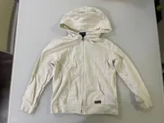 ポロラルフローレン ジップアップパーカー 白 130cm