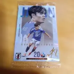 小川航基 サッカー日本代表 サムライブルー SAMURAI BLUE 直筆サイン 