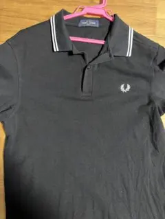 Fred Perry ポロシャツ XL ブラック ブルー - メルカリ