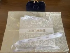 クリスチャンディオール　ショッパー　リボン　包装紙　付き