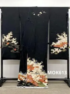 振袖 桂由美 仮絵羽 金通し 刺繍 金駒 金彩 正絹 未仕立て品 MOK613 