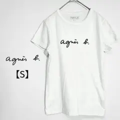 【定番】アニエスベー ロゴTシャツ ホワイト サイズ[1] agnès b.