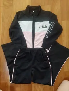 FILA ジャージ 130サイズ 黒/ピンク