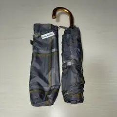晴雨兼用折りたたみ傘 グレー チェック柄