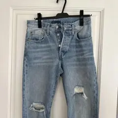 LEVI'S MADE&CRAFTED ダメージ加工 ストレートデニム