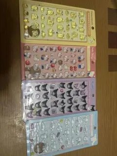 ポムポムプリン・ハローキティ ボンボンドロップシールセット