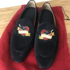 ルブタン　刺繍ローファー