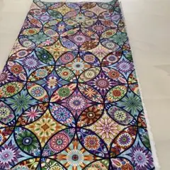 STUDIOFABRICS 幾何学模様 コットン生地　ラスト1枚