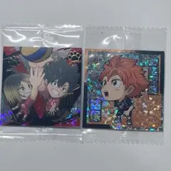 ハイキュー!! シールウエハース　黒尾鉄朗・狐爪研磨　日向　セット