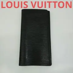 LW63 ルイヴィトン美品 エピ ポルトフォイユ ブラザ 2つ折り長財布 メンズ