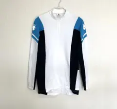 DESCENTE サイクルジャージ XL ホワイト/ネイビー/ブルーのサムネイル