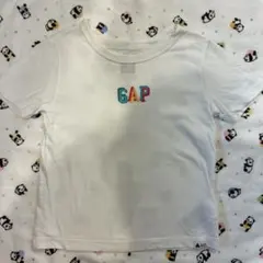 GAP カラフルロゴ Tシャツ ホワイト