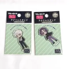 ブルーロック ダイソー seria アクリルスタンド 凪 玲王 スーツスタイル