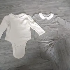 襟付きロンパース 2点セット　GAP 12〜18