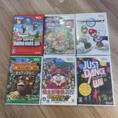 Wiiソフトセット スーパーマリオ他