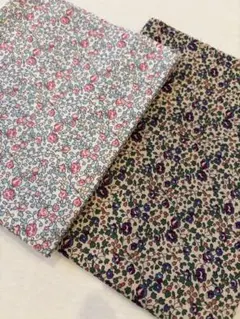 未使用 2枚セット リバティ Eloiseエロイーズ ピンク＆パープル系