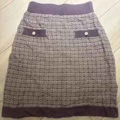 ミニスカート　ニット