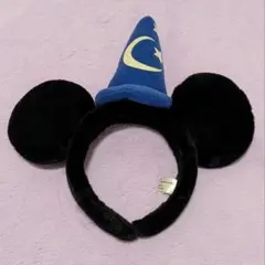 ★ミッキーのカチューシャ★ファンタジア★魔法使いの弟子★星と月モチーフ★耳★