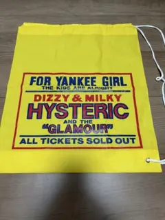 HYSTERIC GLAMOUR ショップ袋 巾着 イエローのサムネイル