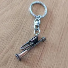 【年代物】☆トランペット　キーホルダー☆