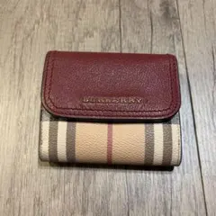 BURBERRY 二つ折り財布 チェック柄