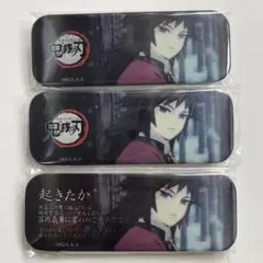 鬼滅の刃 ダイニング レンチキュラー台詞ロング缶バッジ 冨岡義勇 起きたか