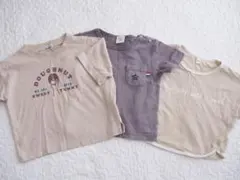 Tシャツ　３枚セット　ロゴT ドーナツ柄　80cm 半袖