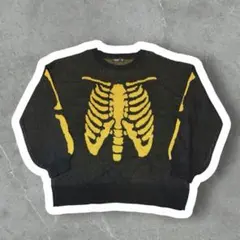 Y2K デザインスカルニットL C-boy y2k archive