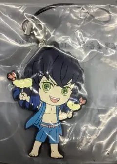 鬼滅の刃　ラバーストラップ　きゅんキャラ　 嘴平伊之助