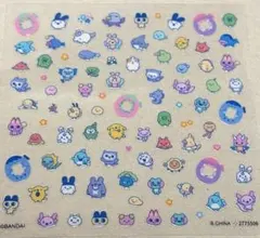 たまごっち ネイルシールコレクション デザインE フラットガシャポン ガチャ