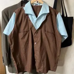 期間限定値下げ　60s オープンカラーシャツ　開襟シャツ