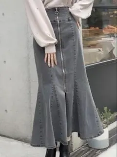 【期間限定値下げ】NOMAE フロントジップデニムマーメイドスカート