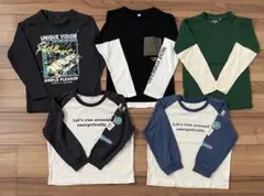 長袖カットソー 120cm 5枚セット　まとめ売り　男の子