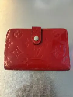 LOUIS VUITTON ヴェルニ 三つ折り財布 レッド - メルカリ