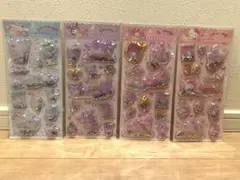 サンリオ　キラキラカプセルシール4枚セット