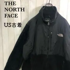 US規格古着THE NORTH FACEデナリジャケット黒刺繍ノースフェイス