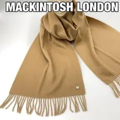 極美品【MACKINTOSH LONDON】キャメル 大判 マフラー スカーフ